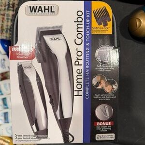 Wahl Home Pro Combo Haircutting Set - Black and Silver